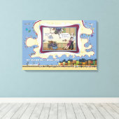 Acracknophobia | Absurd Wordplay Humor 24x16 キャンバスプリント (インサイチュ (ウッドフロア))