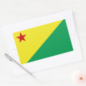 Acre state 長方形シール (封筒)