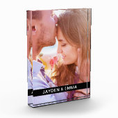 Acril Block写真と文字 フォトブロック (左)