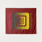 Acrílica Activate My Heart タペストリー (正面(横))