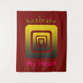 Acrílica Activate My Heart タペストリー (正面)