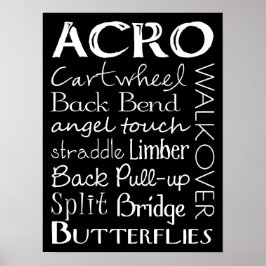 Acro Dance Subway Artポスター ポスター