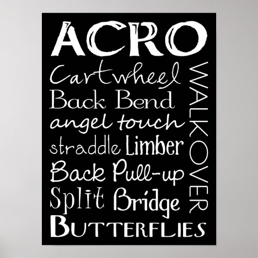 Acro Dance Subway Artポスター ポスター (正面)
