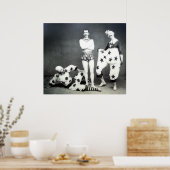 Acrobatおよびピエロポスター ポスター (キッチン)