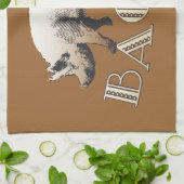 Acrobat BACON Pig キッチンタオル (折り畳み)