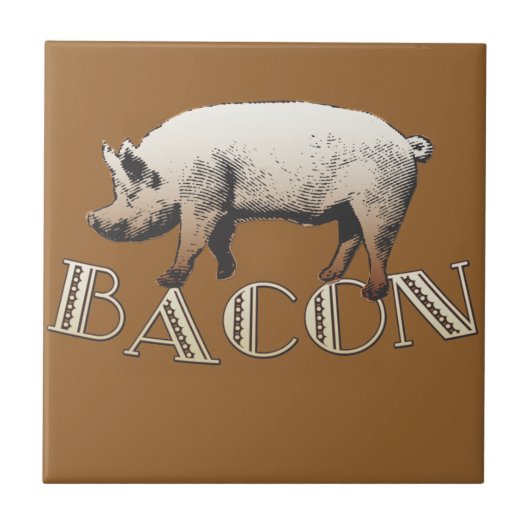 Acrobat BACON Pig タイル (正面)