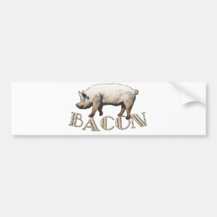 Acrobat BACON Pig バンパーステッカー