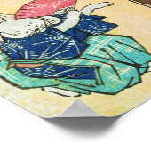 Acrobat Cat、広重、浮世絵 ポスター (角)
