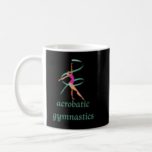 acrobatic gymnastics,gimnastic,dance,dencer,sports コーヒーマグカップ (左)