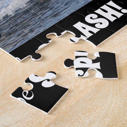 Acrobatic Humpback Whale ジグソーパズル (側面)