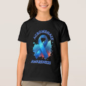 Acromegaly Awareness Ribbon トライブレンドＴシャツ (正面)