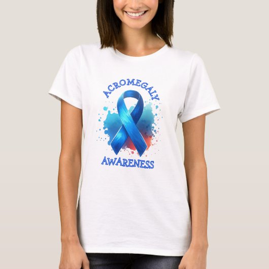 Acromegaly Awareness Ribbon Tシャツ (正面)