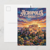 Acropolis Greece ポストカード (正面/裏面)