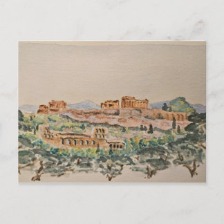 Acropolis of Athens Postcard ポストカード