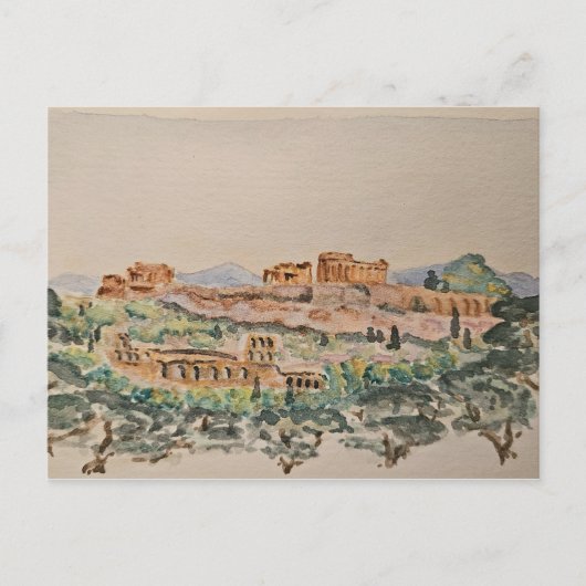 Acropolis of Athens Postcard ポストカード (正面)