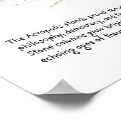 Acropolis Poster  Athens Greece Landmark  Ancient ポスター (角)