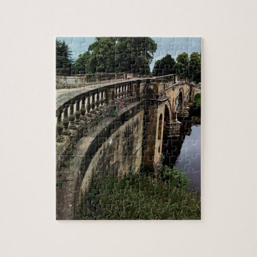 Across the bridge , At Chatsworth ジグソーパズル (縦)