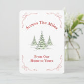 Across the Miles – 信仰に寄り添うクリスマスカード シーズンカード (スタンド正面)