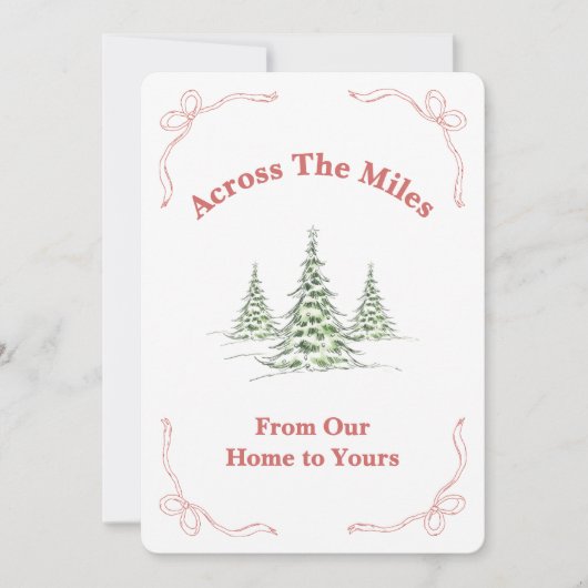 Across the Miles – 信仰に寄り添うクリスマスカード シーズンカード (正面)