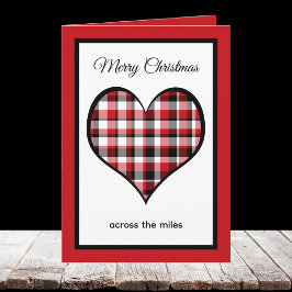 Across the Miles Christmas Heart Card カード