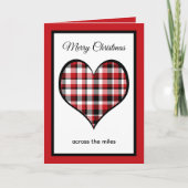 Across the Miles Christmas Heart Card カード (正面)