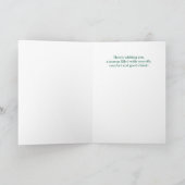 Across the Miles Retro Christmas Gift シーズンカード (内部)