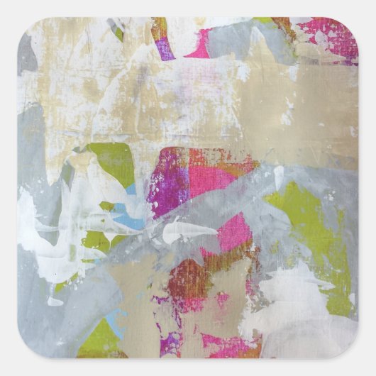 Across the Sky Stickers スクエアシール (正面)