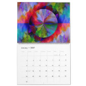 Across the Universe抽象芸術・アート カレンダー (1月 2027)