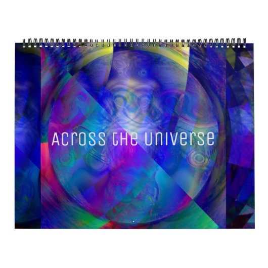 Across the Universe抽象芸術・アート カレンダー (カバー)