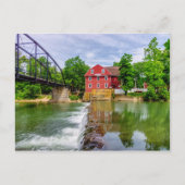 Across War Eagle Creek Waterfallはがき ポストカード (正面)