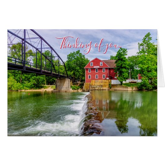 Across War Eagle Creek Waterfall 考える's of You (正面横)
