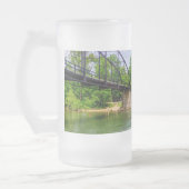 Across War Eagle Creek Waterfall Frosted Glass Bee フロストグラスビールジョッキ (左)