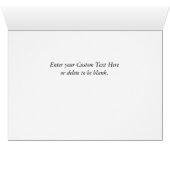 Across War Eagle Creek Waterfall Greeting Card (内部横(下))