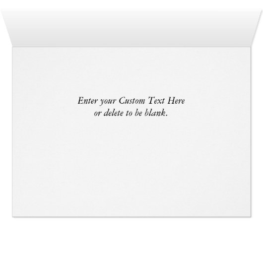 Across War Eagle Creek Waterfall Greeting Card (内部横(下))