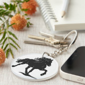 Acryl Schlüsselanhänger mit Islandpferd キーホルダー (正面右)