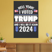 Acryl Wanduhren キャンバスプリント (インサイチュ (リビング))