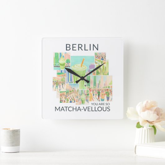 Acryl Wanduhren スクエア壁時計 (ホーム)