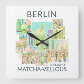 Acryl Wanduhren スクエア壁時計 (正面)