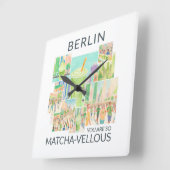 Acryl Wanduhren スクエア壁時計 (傾斜)