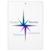 Acrylic A4 Clipboard with Leaf Design-Professional クリップボード (裏面)