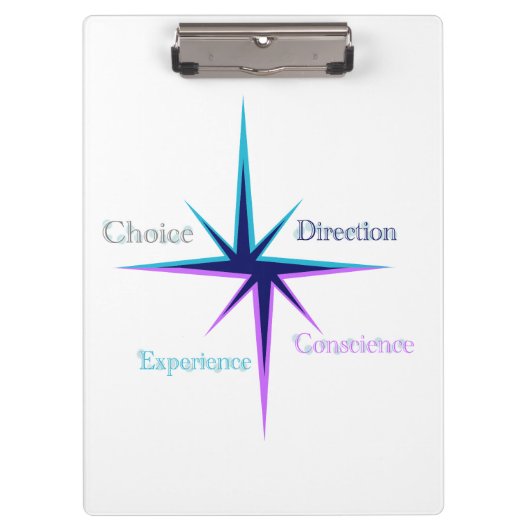 Acrylic A4 Clipboard with Leaf Design-Professional クリップボード (正面)