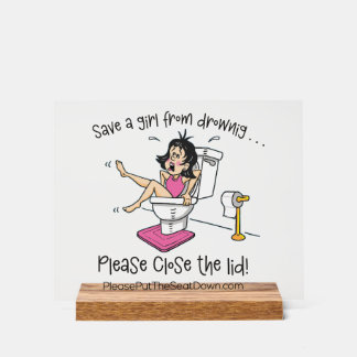 Acrylic Bathroom Sign アクリルサイン