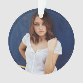 Acrylic Birthday Ornament with Photo & Message オーナメント