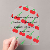 Acrylic cherry plaque アクリル招待状 (インサイチュ (ポータブル))