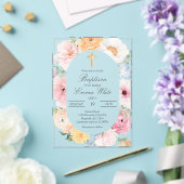 Acrylic Crucifix  baptism アクリル招待状 (インサイチュ (ウェディング))