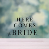 Acrylic Here Comes The Bride Wedding Sign アクリルサイン (ニュートラル)