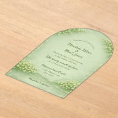 Acrylic Invitation アクリル招待状 (レイダウン)