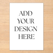 Acrylic Invitation アクリル招待状 (正面)