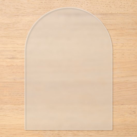 Acrylic Invitation アクリル招待状 (正面)