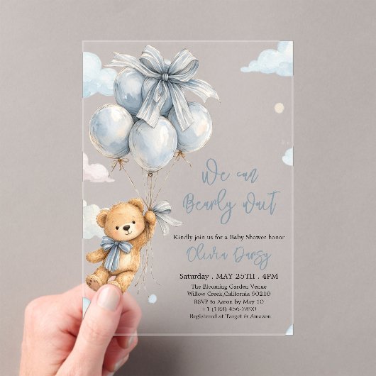 Acrylic Invitation アクリル招待状 (インサイチュ (ポータブル))